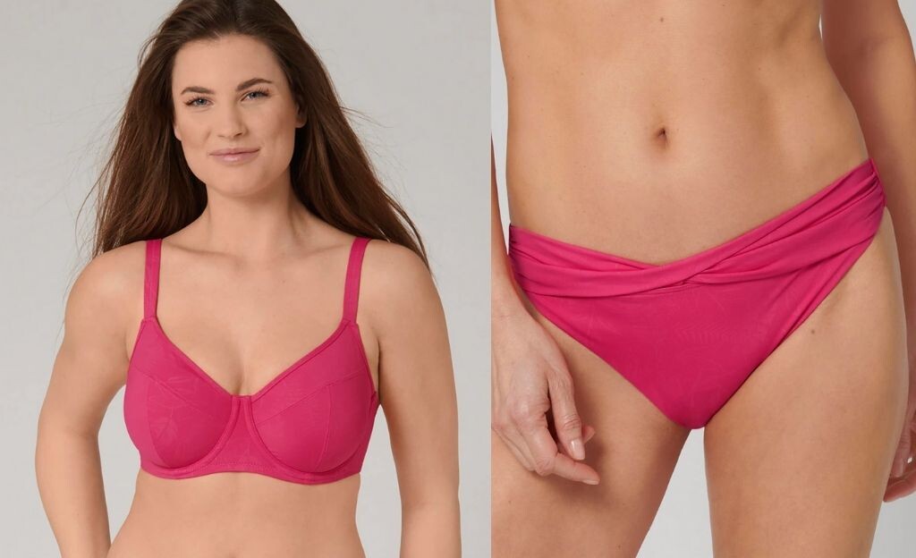 Bikinis reductores de pecho tres modelos que hacen forma bonita para