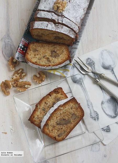 Cake de miel y nueces. Receta