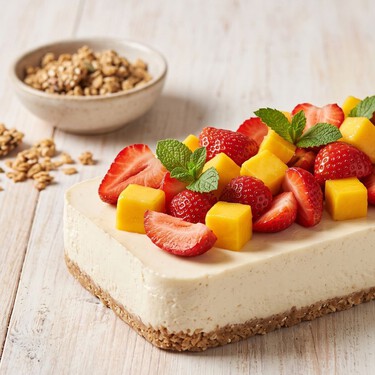 Cómo hacer un cheesecake alto en proteína y nutritivo: delicioso y sin horno 
