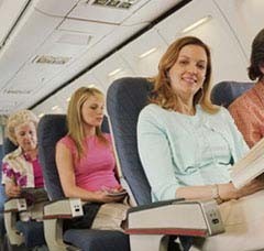 Normas básicas para convivir en el avión
