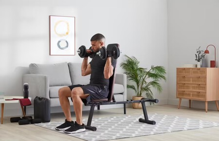 Banco De Pesas Y Abdominales Inclinable Plegable Decathlon 5