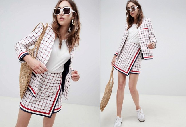 Dos Piezas Asos Cuadros