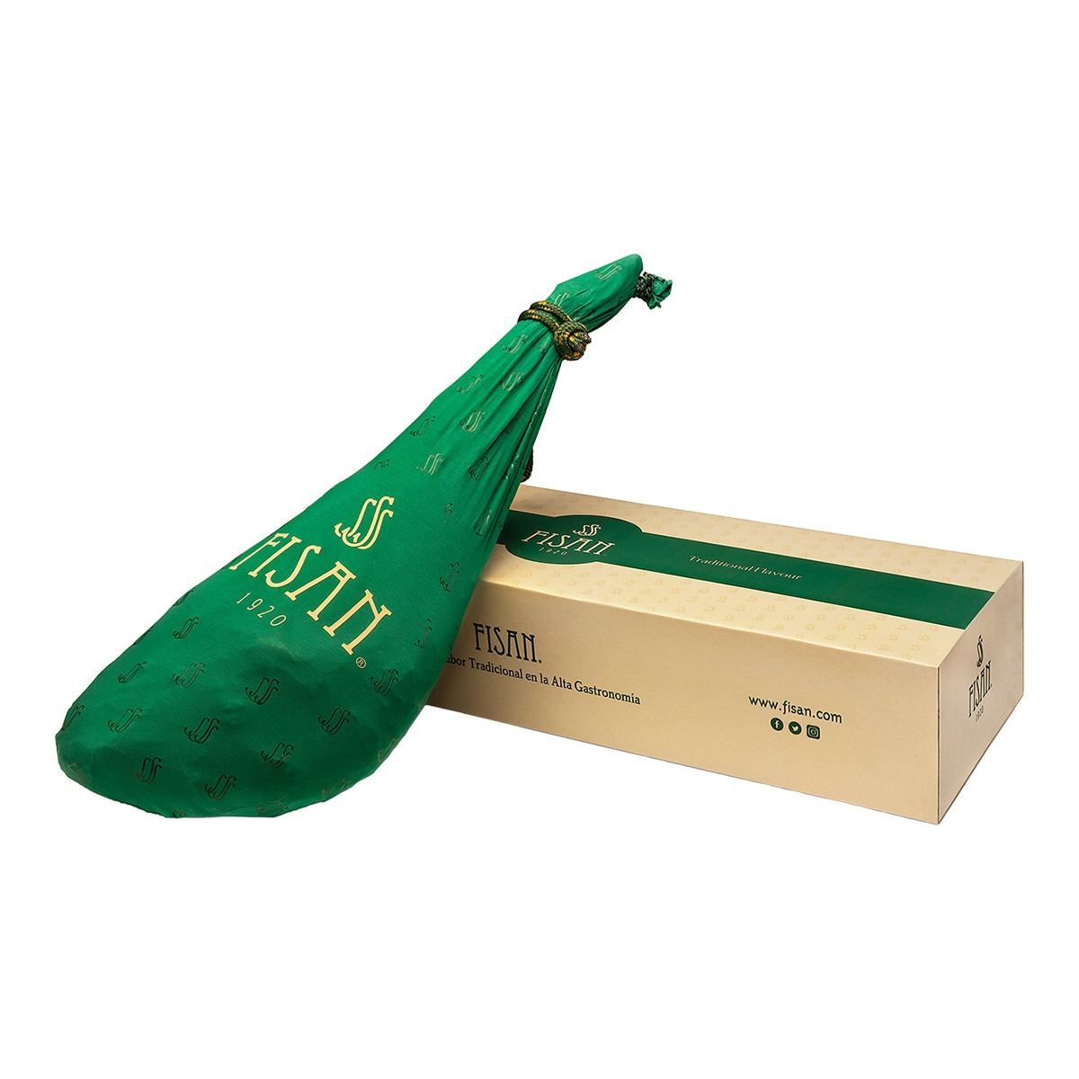 Jamón de cebo de campo 75% raza ibérica Fisán