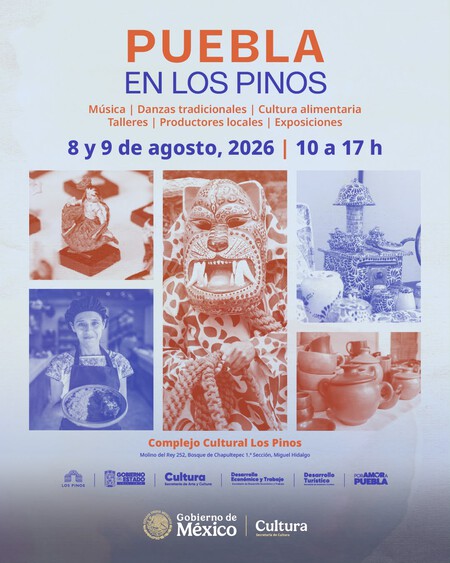 Puebla conquista Los Pinos con un mercadito lleno de café, artesanías, talavera, rituales, danzas, música y sabores tradicionales este fin de semana