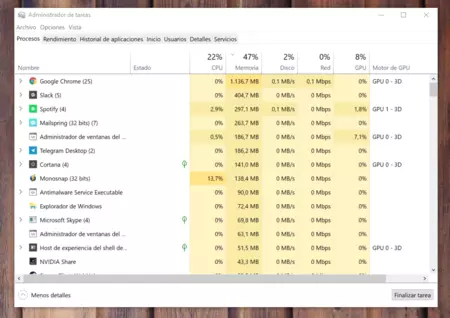 Windows 10 タスク マネージャーの現在のバージョン