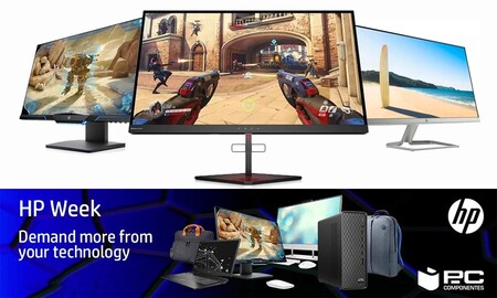HP Week en PcComponentes: ofertas en monitores gaming y de trabajo con descuentos de hasta el 17%