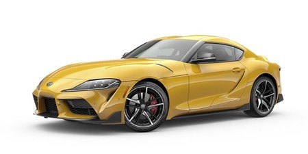 El Toyota GR Supra no arriesga con sus colores: amarillo, rojo o gris mate, entre las ocho opciones