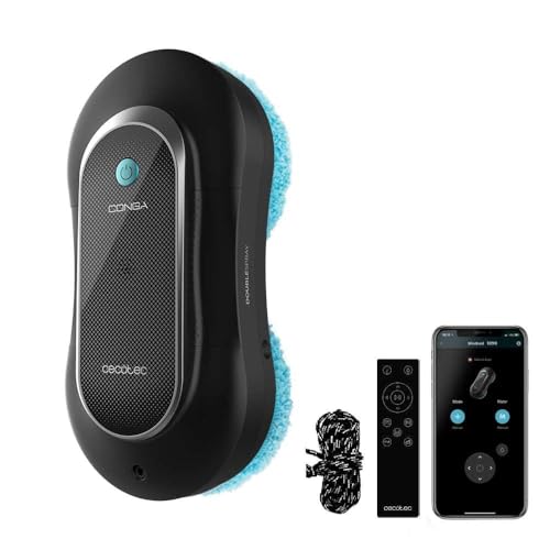Cecotec Robot Limpiacristales Conga Windroid 1090 Double Spray Connected, 3 en 1