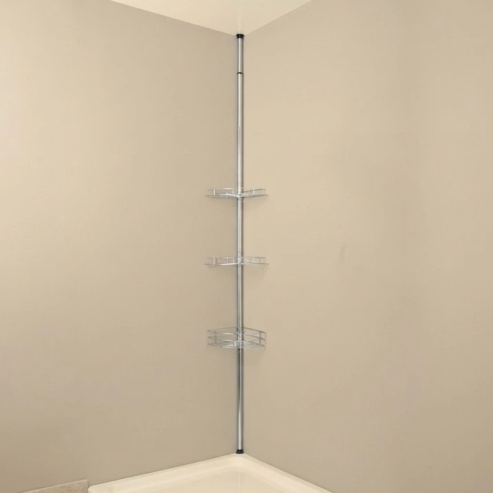 Estantería de baño telescópica con 3 estantes Livarno