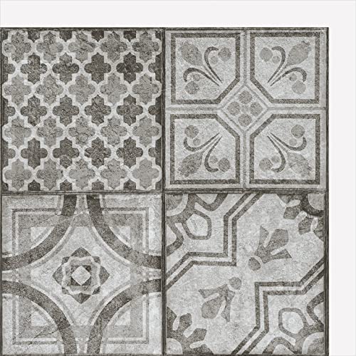 Azulejos adhesivos de vinilo efecto hormigón