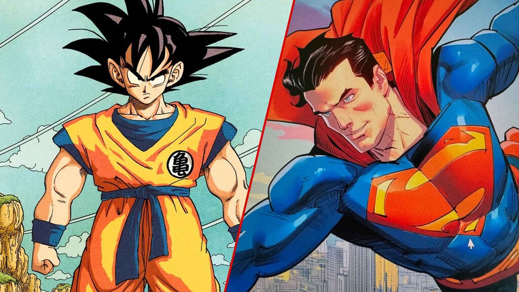 Artista de DC Comics revive la vieja gloria de Goku con un glorioso crossover entre Superman y Dragon Ball