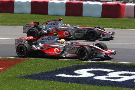 Hamilton Alonso Canada F1 2007