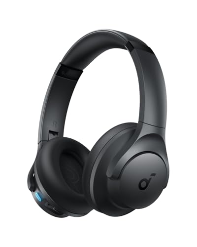 Soundcore Q11i Cascos Inalámbricos Bluetooth de Anker, Auriculares Inalámbricos Bluetooth Diadema, Graves Profundos, 60H Autonomia, Hi-Res Audio, Almohadillas Extraíbles, Conexión Multipunto