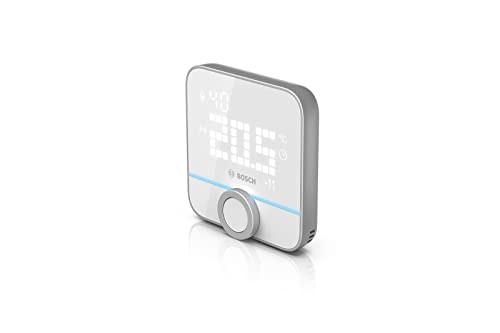 Termostato de ambiente II de Bosch Smart Home para sistemas de calefacción por cable, de 230 V, compatible con el asistente de Google y Alexa