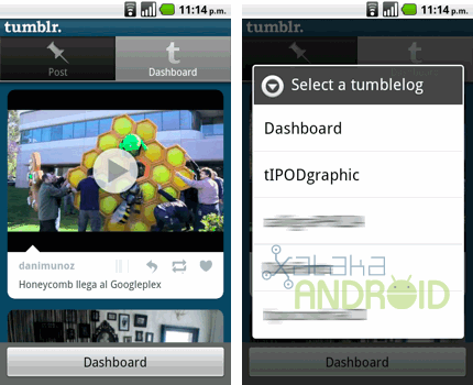 Tumblelog en Android