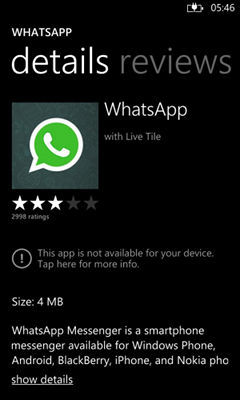 WhatsApp para Windows Phone 8 estará disponible "a finales de esta semana"