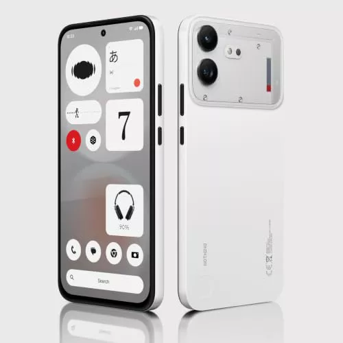 Nothing Phone (4b), Smartphone Android 16 Desbloqueado, Cámara Principal de 50 MP con OIS, Pantalla AMOLED de 6,67" y 120 Hz, Batería de 5200 mAh con Carga rápida de 33 W, Glyph Bar