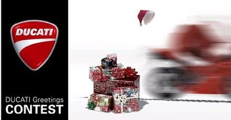 Diseña la postal de navidad de Ducati