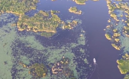 Volando sobre los Esteros del Iberá
