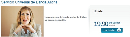 El servicio de Banda Ancha Universal a 1 Mbps ya esta disponible para su contratación, ¿merece la pena?
