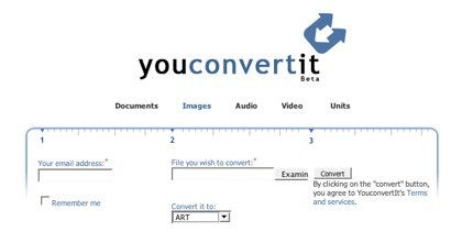 You Convert It, otro conversor de formatos de archivos así como de unidades