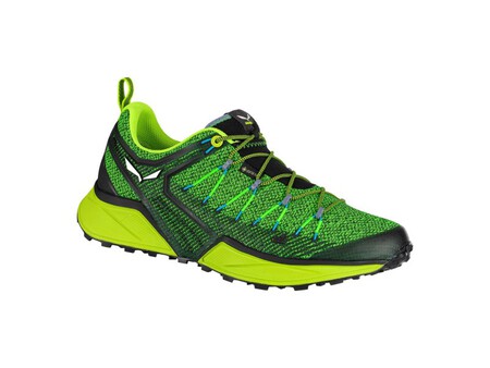 Zapatillas Salewa Ms Dropline Gtx Grreen Black Out Blue Danube