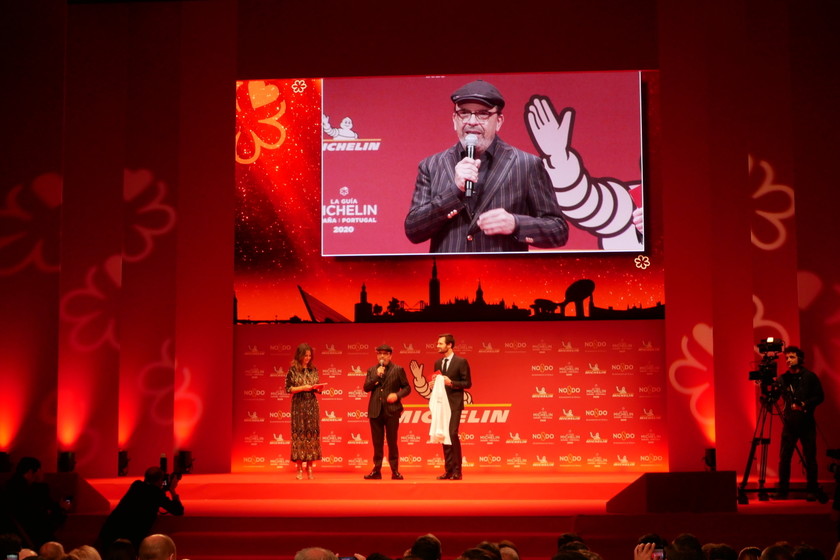 El restaurante cántabro Cenador de Amós celebra sus nuevas tres estrellas Michelin en una gala con menos premiados de lo esperado