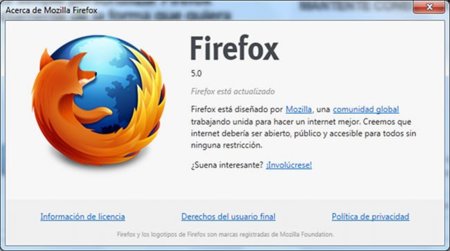 Firefox 5 listo para descargar