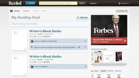Scribd se rediseña para hacerse más social