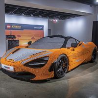 Más de 280 mil bloques de Lego fueron necesarios para construir este McLaren 720S escala 1:1
