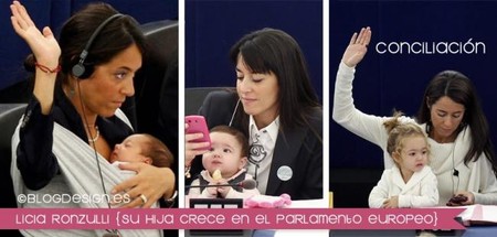 Así crece la hija de la parlamentaria europea Licia Ronzulli, que sigue conciliando en el trabajo
