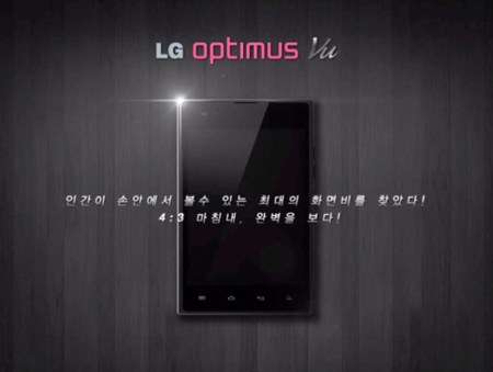 LG Optimus Vu, cinco pulgadas de pantalla que se dejan ver en vídeo a modo de anticipo