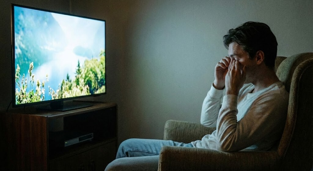 Si acabas con la vista cansada viendo la tele, no siempre es el brillo: este es el culpable invisible que puedes ajustar 