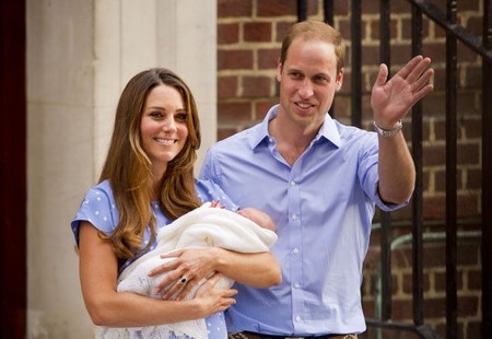 Pero qué monérrimos Kate Middleton y en príncipe Guillermo con su Royal Baby