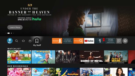 New Fire Tv Home Navigation Icons With My Stuff Tab