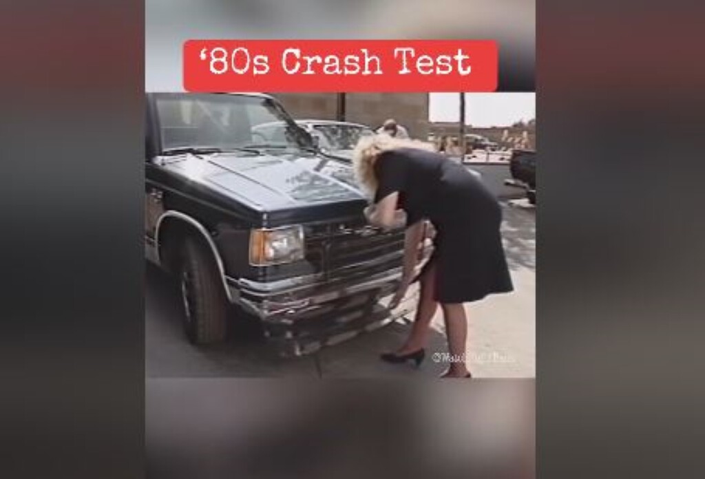 Un escudo de plástico que prometía proteger tu coche, una pared de hormigón y una almohada por airbag. Así eran los “crash test” más locos de los 80
