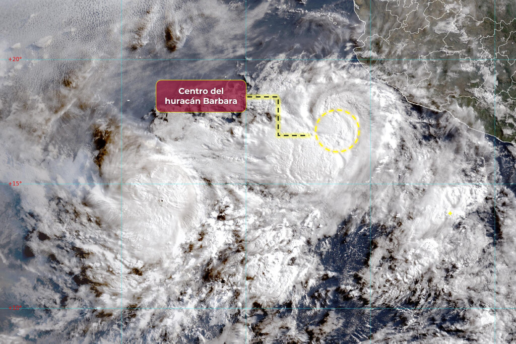 Bárbara ya es huracán y se acerca a México: estas son las regiones bajo alerta por lluvias y viento . Noticias en tiempo real