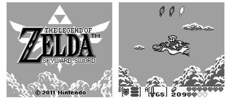 ¿Cómo sería 'The Legend of Zelda: Skyward Sword' en Gameboy?