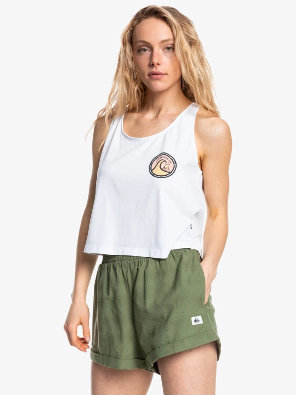 Crop - Camiseta sin mangas para Mujer