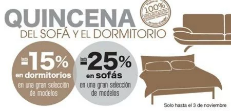 Amuebla tu dormitorio o cómprate un sofá en 'El Corte Inglés'