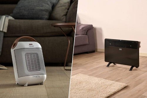 Calefactor cerámico vs convector: cuál necesitas para ducharte caliente y cuál para teletrabajar en silencio