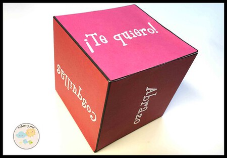 cubo de san valentín