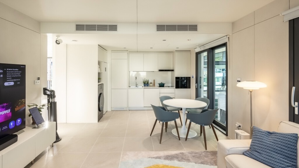 Esta es la casa que fabrica y vende Samsung: cargada de tecnología y personalizable por módulos