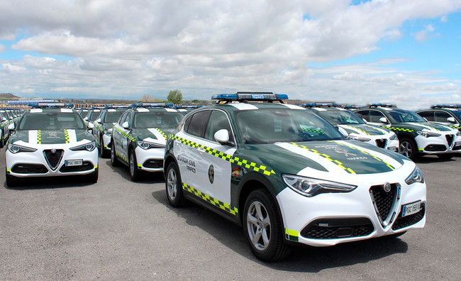La Guardia Civil sigue estrenando monturas: 97 Alfa Romeo Stelvio de 200 CV se suman a sus filas