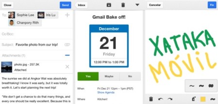Gmail 2.1 para iOS nos permite navegar entre correos con un simple gesto