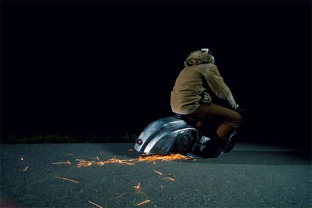 Una Vespa de lo mas lowrider