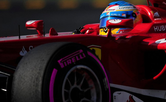Fernando Alonso neumáticos de clasificación