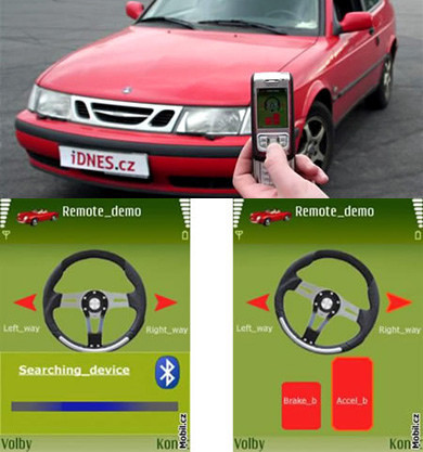 Coche control remoto bluetooth
