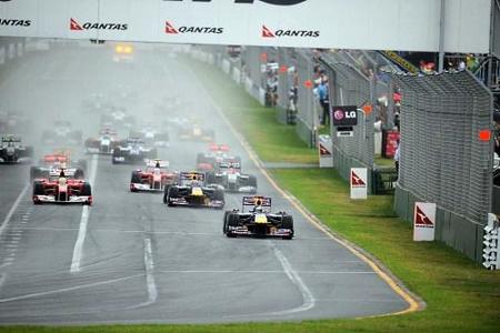 Salida del GP de Australia 2010
