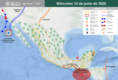 Mapas 10 Junio 2026